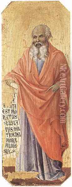 Jeremiah 1308-11 Oil Painting - Duccio Di Buoninsegna