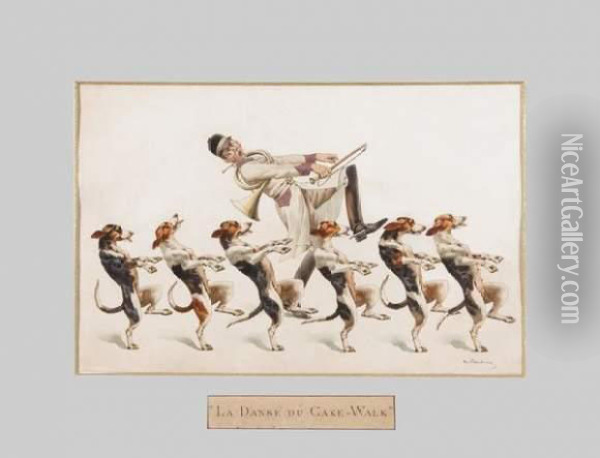 La Danse Du
Cake-walk Oil Painting - Charles Fernand de Condamy