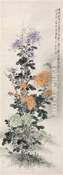 Flowers Oil Painting -  Wang Ruyuan