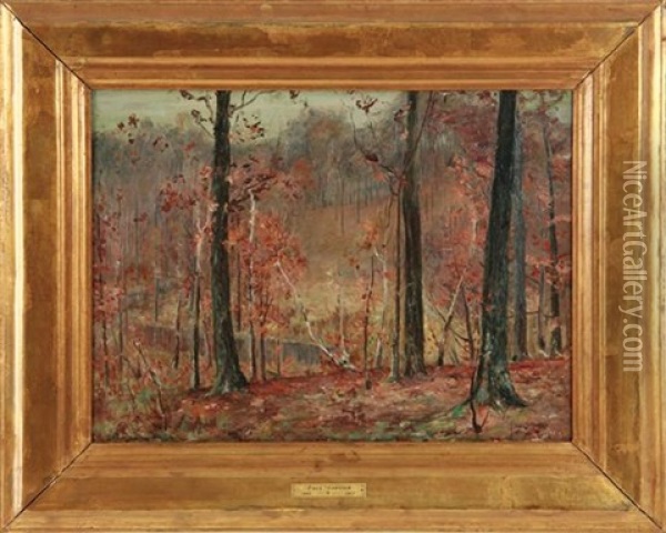 Fall Landscape Oil Painting - Paul Sawyier