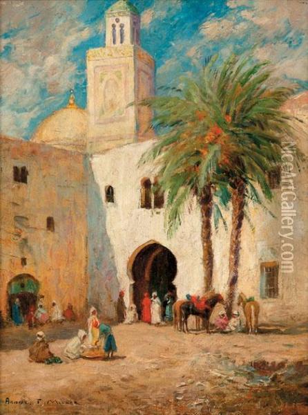 The Mosque Tower Oil Painting - Addison Thomas Millar