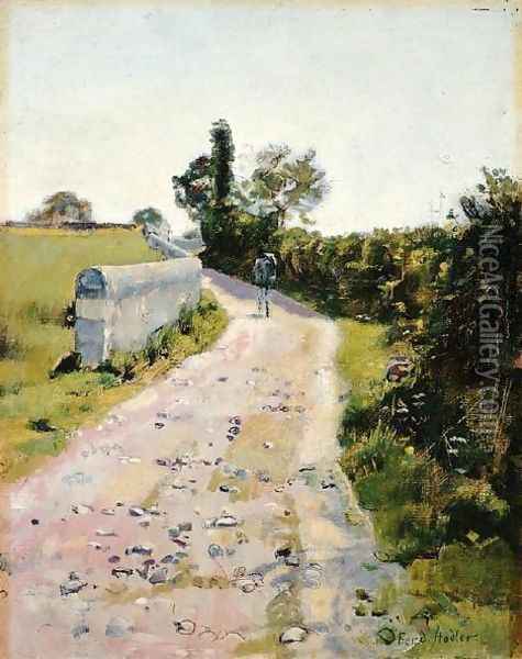 Sunny Roads Oil Painting - Ferdinand Hodler