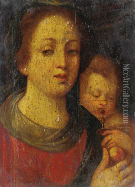 Santa Dorotea Oil Painting - (Jacopo Carucci) Pontormo