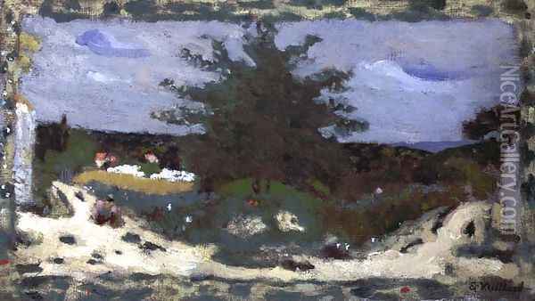 The Village Pond, 1898 Oil Painting - Jean-Edouard Vuillard