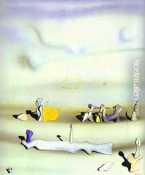 Tomorrow Oil Painting - Yves Tanguy