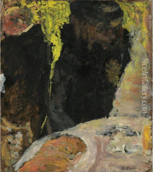 Au Buffet Oil Painting - Jean-Edouard Vuillard