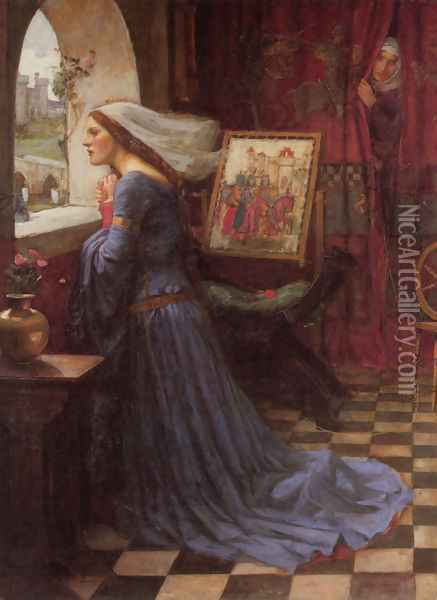 Fair Rosamund 1917 Oil Painting - John William Waterhouse