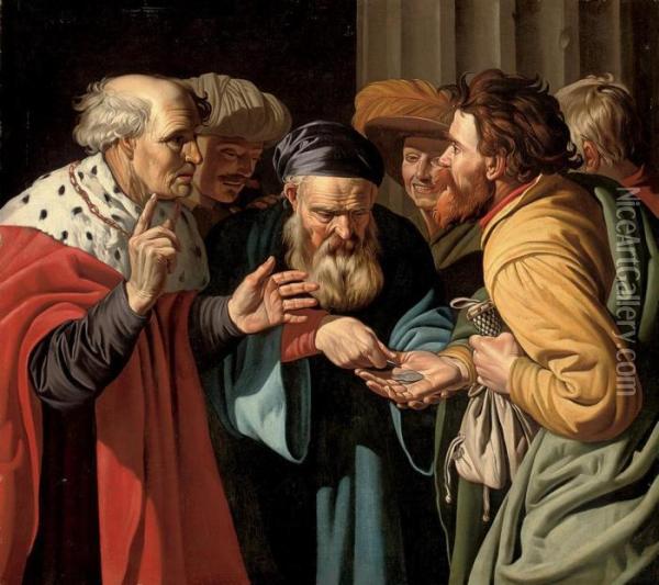 The Payment Of Judas Oil Painting - Gerard Seghers