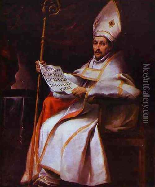 St. Isidor Oil Painting - Bartolome Esteban Murillo