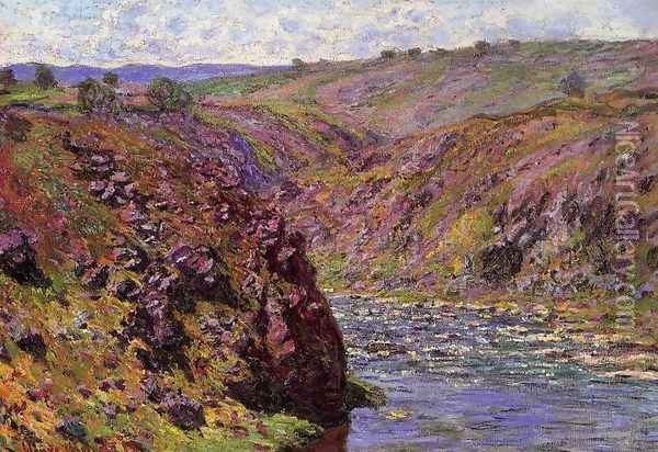Valley of the Creuse, Sunlight Effect Oil Painting - Claude Oscar Monet