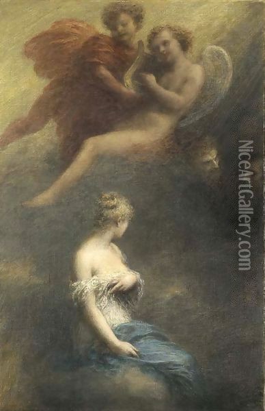 The Damnation of Faust Oil Painting - Ignace Henri Jean Fantin-Latour
