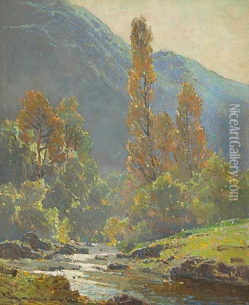 Rush Creek, 1922 Oil Painting - Jack Wilkinson Smith