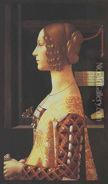 Giovanna Tornabuoni Oil Painting - Domenico Ghirlandaio