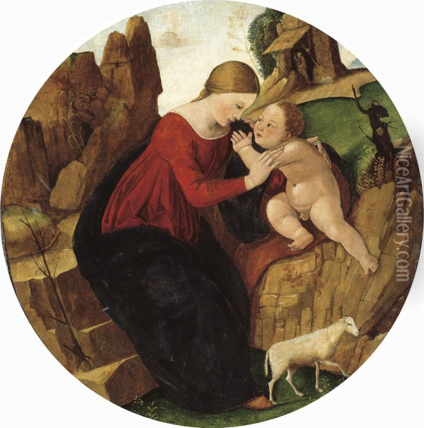 The Rest On The Flight Into Egypt Oil Painting - Piero Di Cosimo
