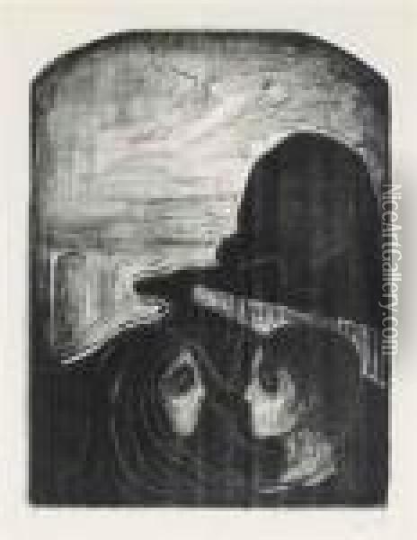 Attraction I Oil Painting - Edvard Munch