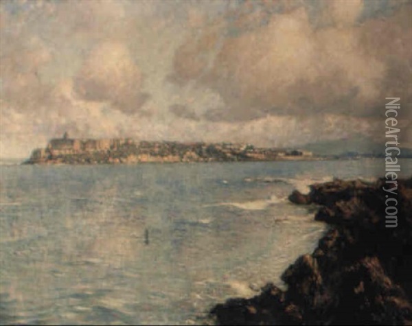 Morro Castle, San Juan Oil Painting - Hermann Dudley Murphy