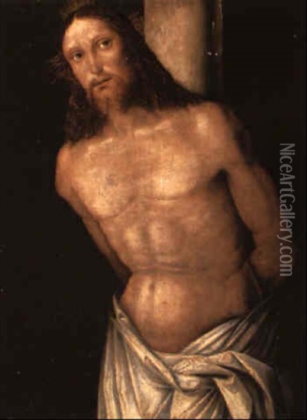 Christ Bound To A Pillar Oil Painting -  Giampietrino