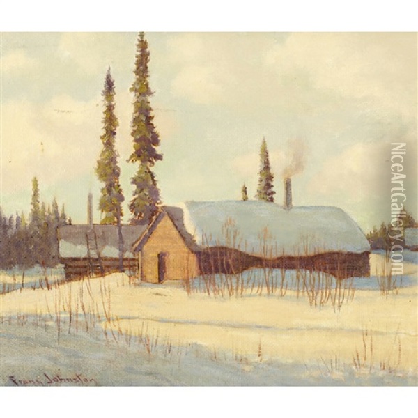 Sunshine, Tashota Oil Painting - Francis Hans Johnston