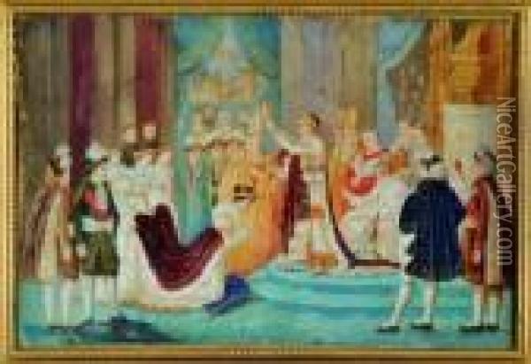 Le Sacre De L'empereur Napoleon Oil Painting - Jacques Louis David