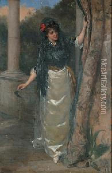 The Spanish Lady Oil Painting - William Oliver