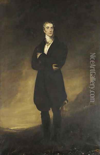 Portrait of Arthur Wellesley, 1st Duke of Wellington (1769-1852) Oil Painting - Sir Thomas Lawrence