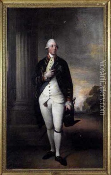 Portrait Of King George Iii Of England Oil Painting - Gainsborough Dupont