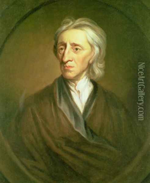 Portrait of John Locke 1632-1704 2 Oil Painting - Sir Godfrey Kneller