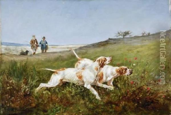 La Chasse En Plaine Oil Painting - Charles Olivier De Penne