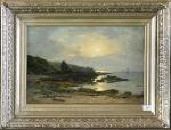 Coastal Scene Oil Painting - Duncan Cameron