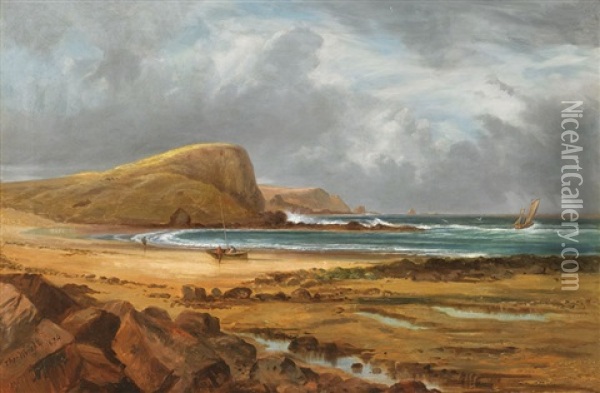 Ellen's Head, Phillip Island Oil Painting - Thomas Wright