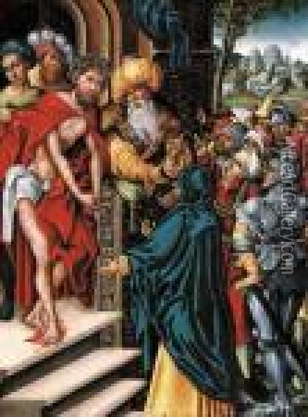 Ecce Homo Oil Painting - Lucas The Elder Cranach
