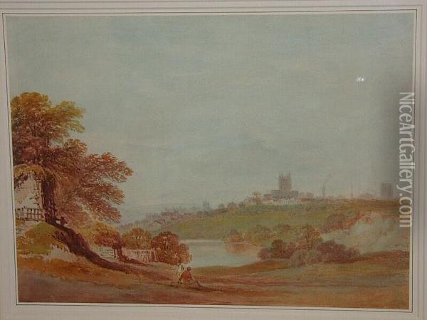 Chester From Boughton Oil Painting - Nicholson, F.