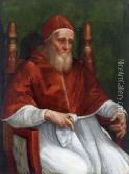 Ritratto Del Papa Giulio Ii Oil Painting - Raphael (Raffaello Sanzio of Urbino)