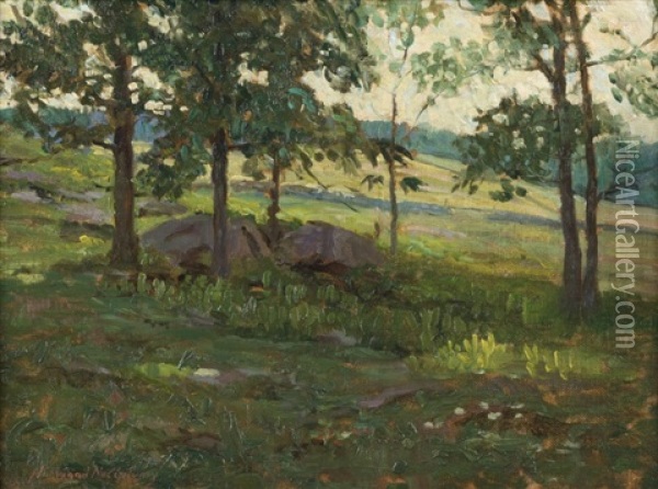 Wooded Landscape Oil Painting - Norwood Hodge Macgilvary
