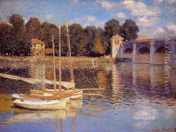The Bridge At Argenteuil Oil Painting - Claude Oscar Monet