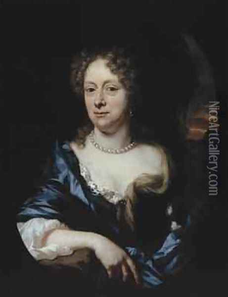 Portrait of Helena van Heuvel 1677 Oil Painting - Nicolaes Maes