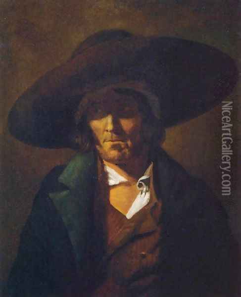 Portrait of a Man Oil Painting - Theodore Gericault