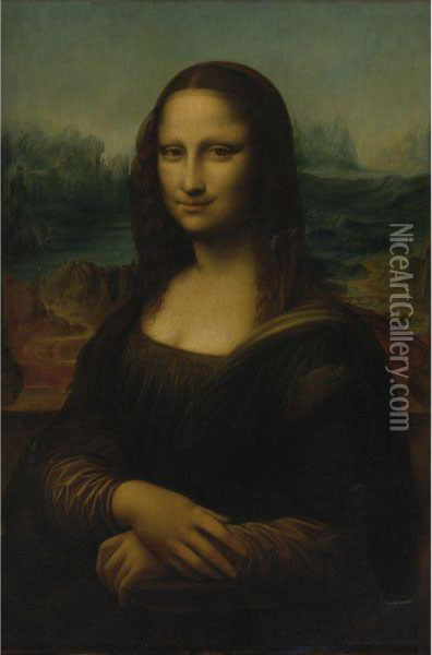 The Mona Lisa Oil Painting - Leonardo Da Vinci