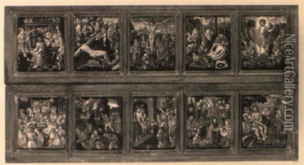 Scenes De La Passion Du Christ Oil Painting - Hans Holbein the Elder