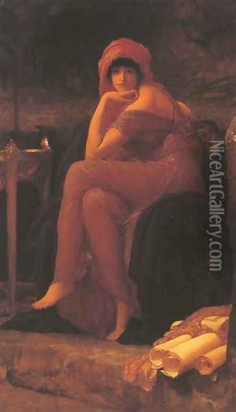 Sybil Oil Painting - Lord Frederick Leighton