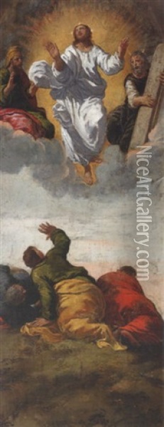 The Transfiguration Oil Painting -  Scarsellino
