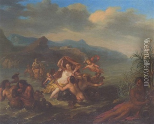 Acis Und Galatea Oil Painting - Gerard Hoet the Elder