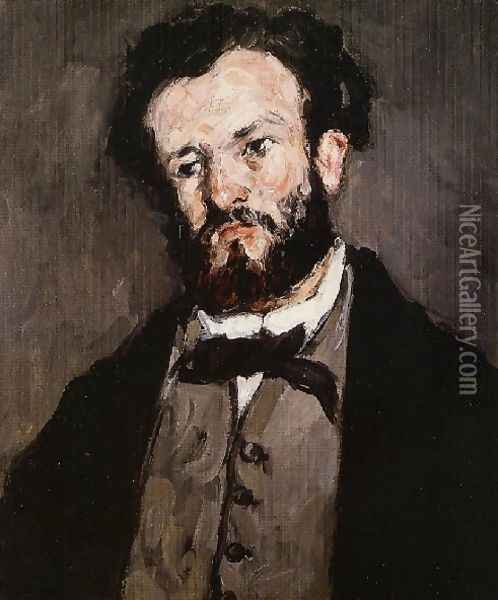 Portrait Of A Man3 Oil Painting - Paul Cezanne