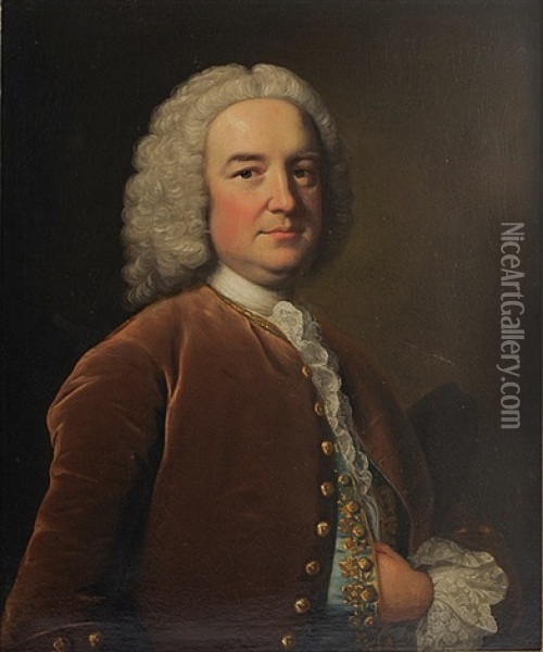 Portrait Of Thomas Williams Oil Painting - Thomas Hudson