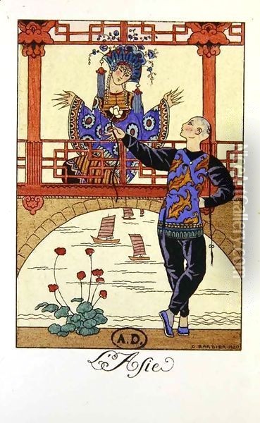 Asia Oil Painting - Georges Barbier