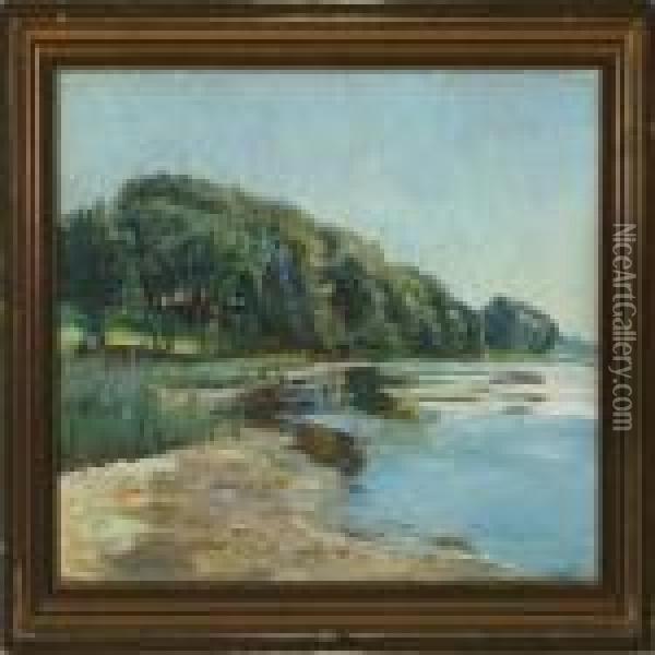 Coastal Scenery Oil Painting - Poul Friis Nybo