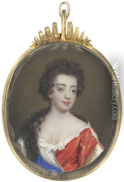 Bildnis Der Princess Mary Of Orange Oil Painting - Peter (Lawrence) Crosse
