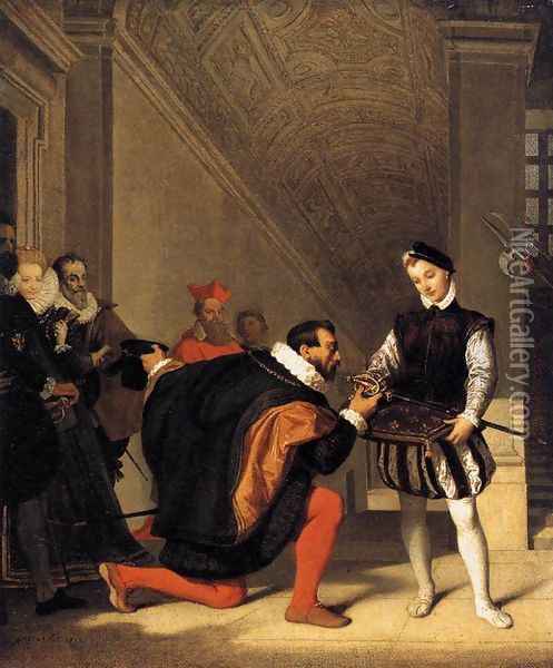 The Sword of Henry IV Oil Painting - Jean Auguste Dominique Ingres