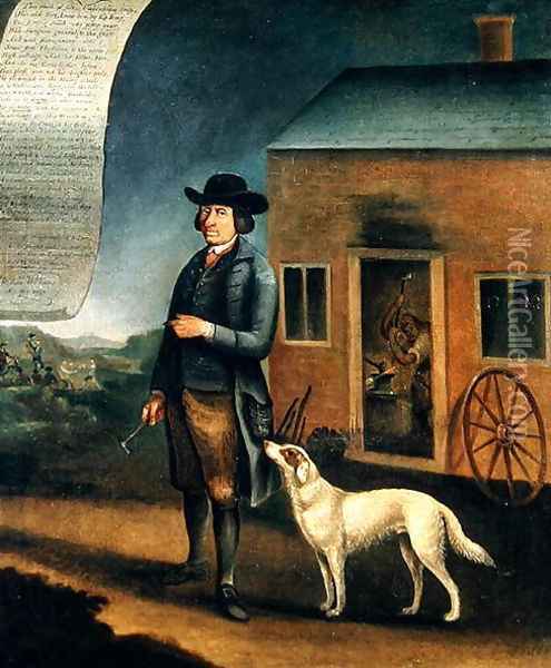 William Williams, a Blacksmith, 1793 Oil Painting - John, of Denbigh Walters