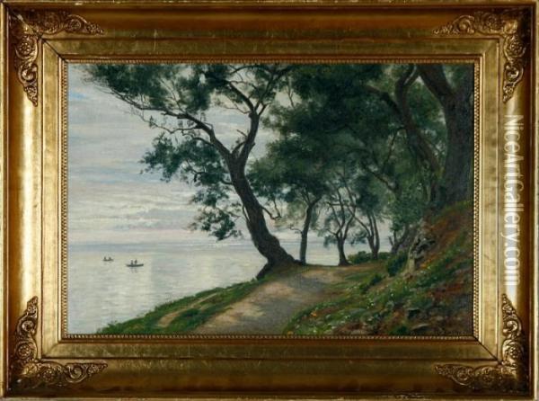 Danish Coastal Scenery Oil Painting - Christian Zacho